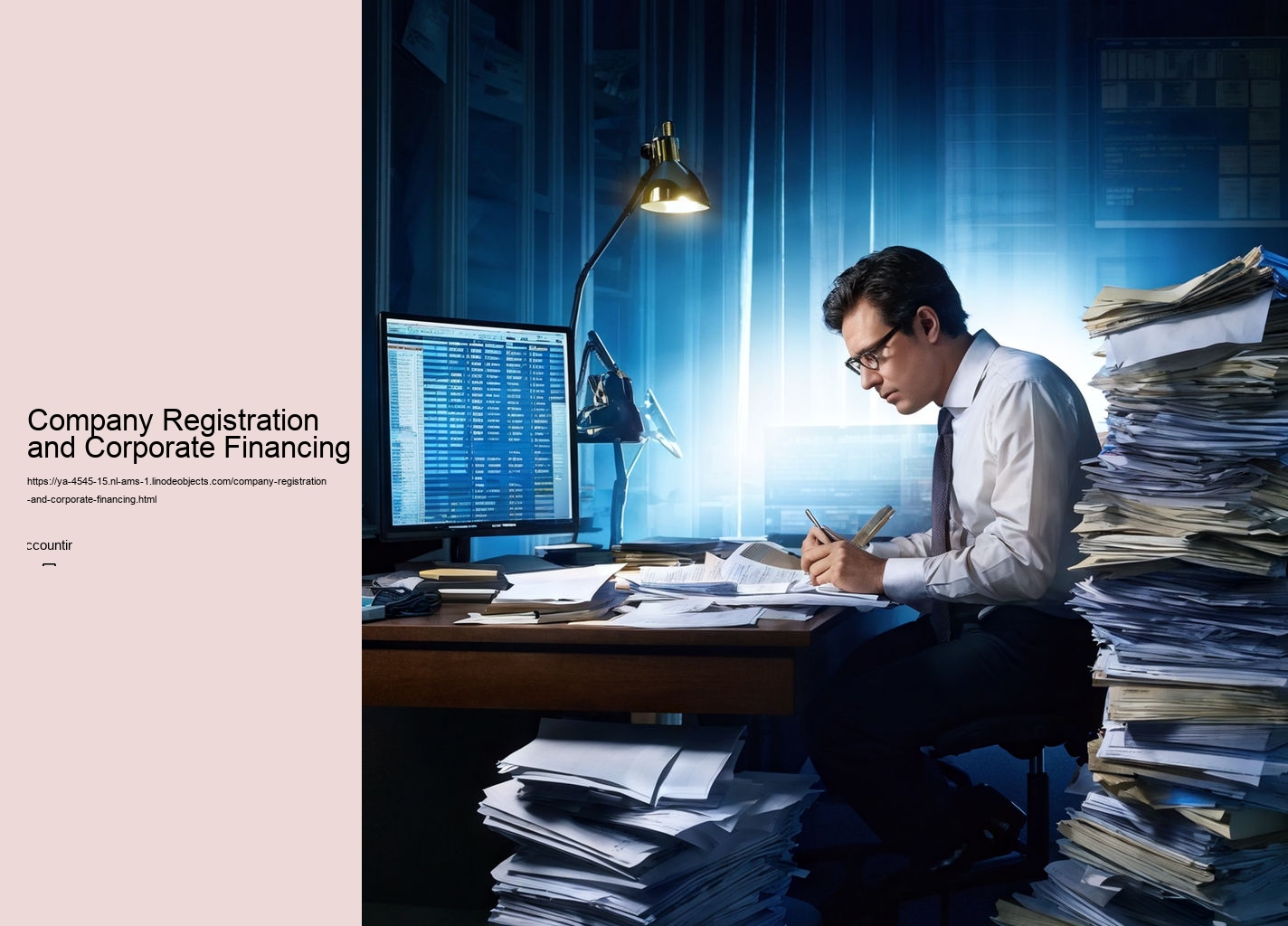 Company Registration and Corporate Financing